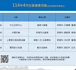 114年04月社區健康活動