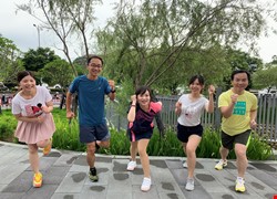 2019 國家地理世界海洋日6/2 路跑 中醫大新竹附醫30醫護出征