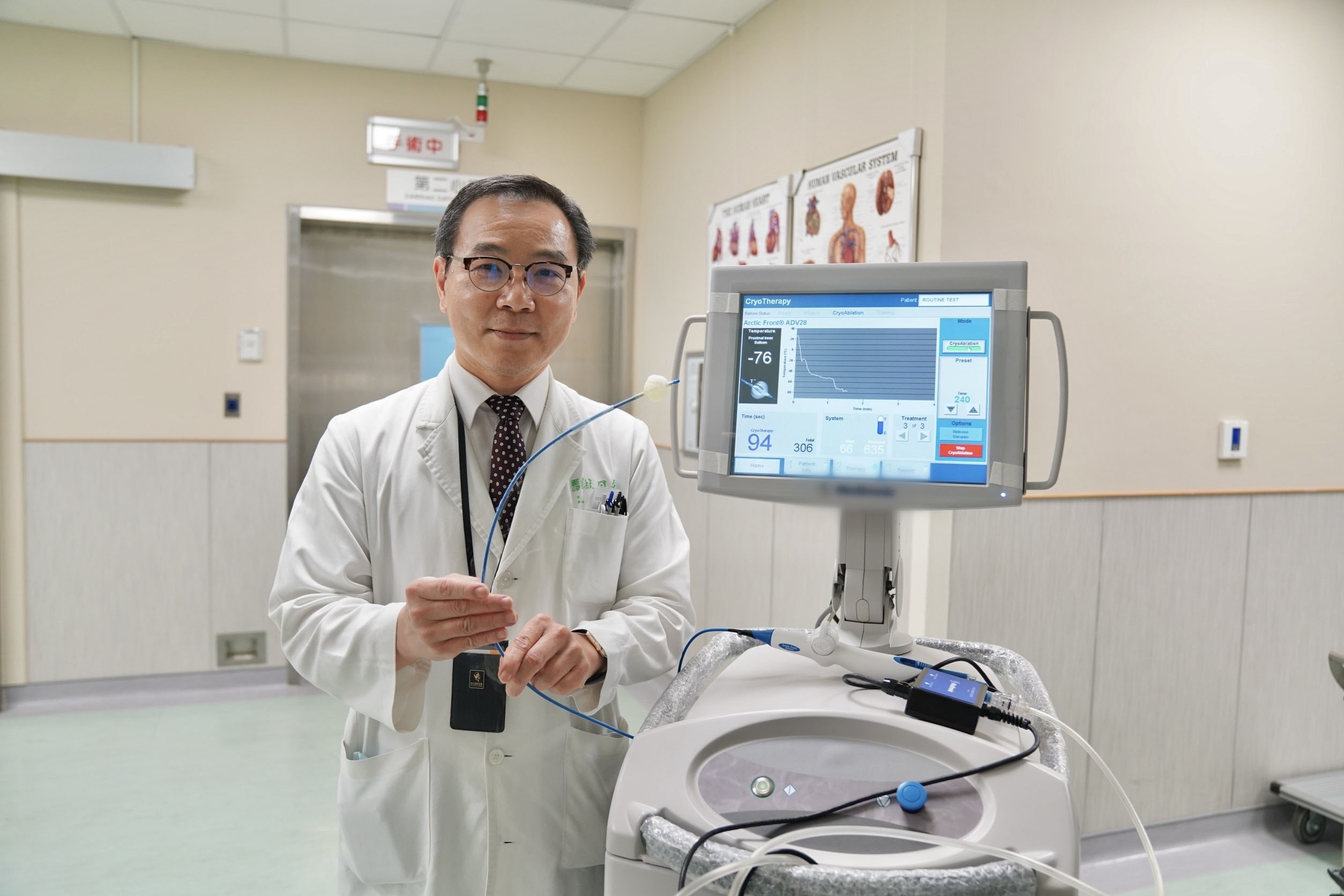 冷凍氣球肺靜脈燒灼術 心房顫動初期病人解除「心痛」